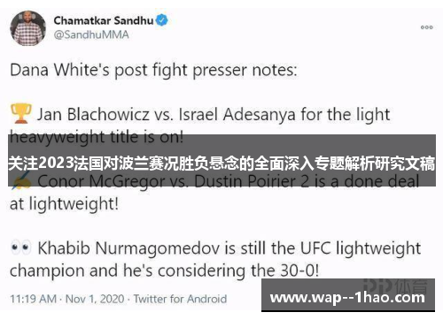 关注2023法国对波兰赛况胜负悬念的全面深入专题解析研究文稿