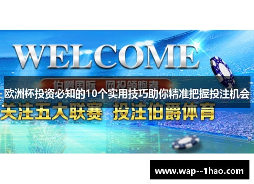 欧洲杯投资必知的10个实用技巧助你精准把握投注机会 欧洲杯投资必知的10个实用技巧助你精准把握投注机会